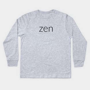 Zen Kids Long Sleeve T-Shirt